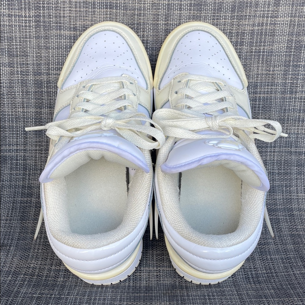 Nike Women's Dunk Low Twist 'Coconut Milk/White/Guava Ice' Sneakers Shoes sz 7.5 - Picture 11 of 12